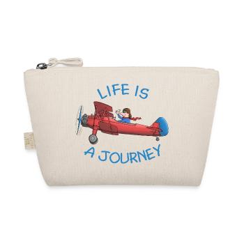 Avion - la vie est un voyage - Trousse biologique - nature - Devant