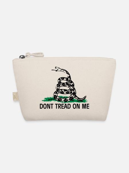 Gadsden Flag - Bio-Täschchen - Natur - Vorne