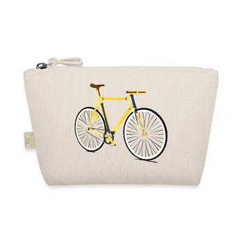 Racing bike street 1 - Organic Pouch - nature - Front