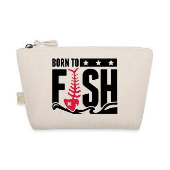 born_to_fish_fe2 - Organic Pouch - nature - Front