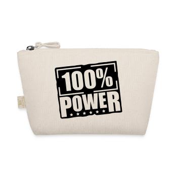 100_p_power_bi1 - Organic Pouch - nature - Front