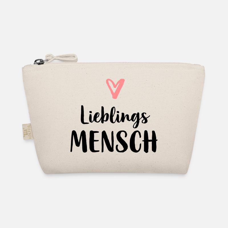 Lieblings Mensch Herz Geschenk Vatertag Geburtstag Bio-Täschchen