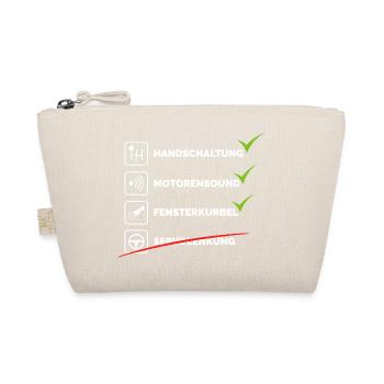 auto tuning oldtimer schrauber Handschaltung - Bio-Täschchen - Natur - Vorne