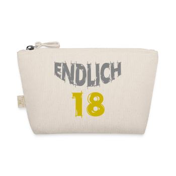endlich18 - Bio-Täschchen - Natur - Vorne