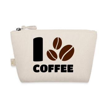 I love Coffee j'aime le café - Trousse biologique - nature - Devant