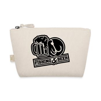 fishing_beer_design_ye1 - Bio-Täschchen - Natur - Vorne