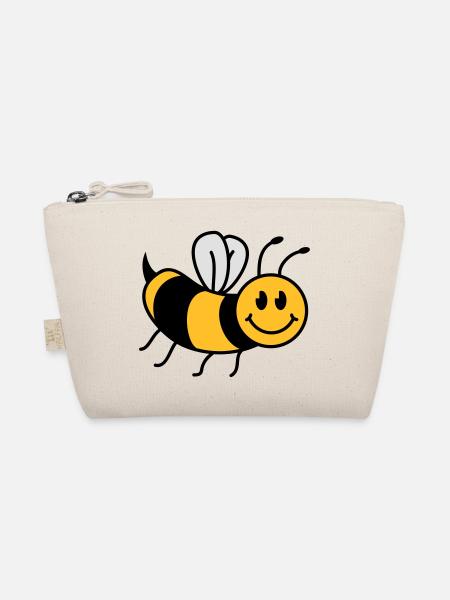 Mignonne douce petite abeille - Trousse biologique - nature - Devant