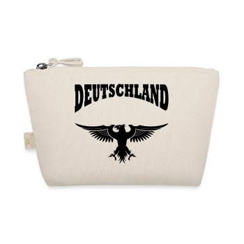 Deutschland + Adler - Bio-Täschchen - Natur - Vorne