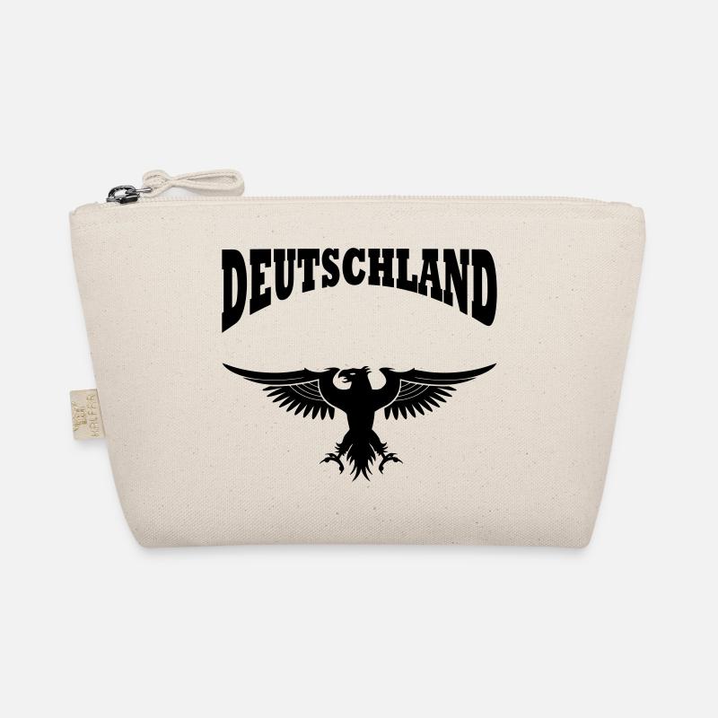 Deutschland + Adler - Bio-Täschchen - Natur