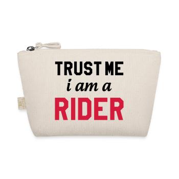 Trust me i am a Rider - Bio-Täschchen - Natur - Vorne