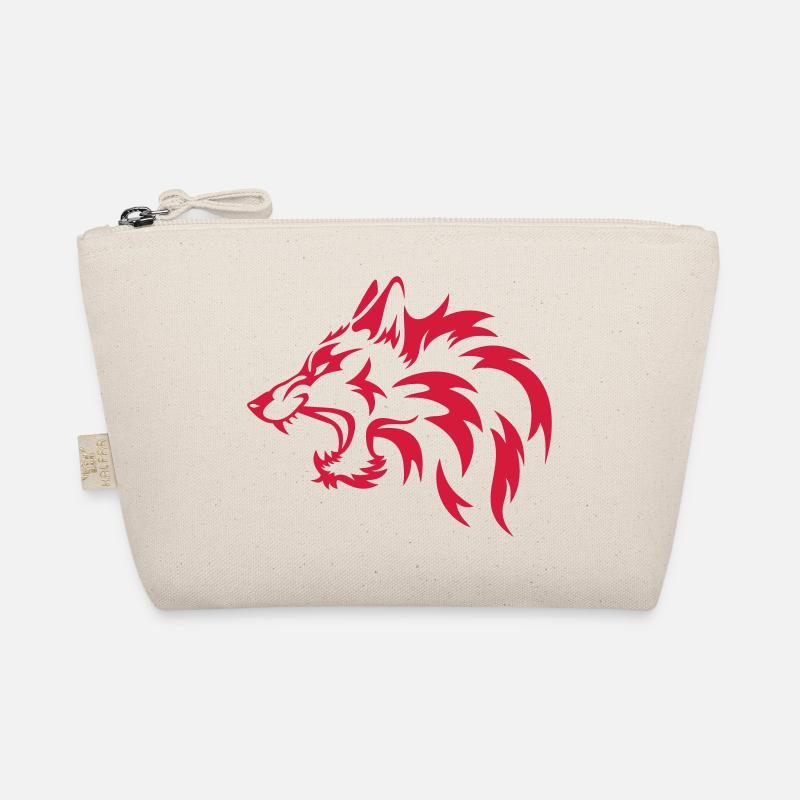 Wolfskopf Stammes Bio-Täschchen