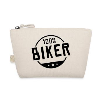 100_pro_biker_ka1 - Bio-Täschchen - Natur - Vorne