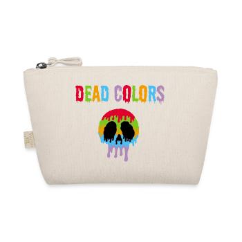 Colored skull manga - Organic Pouch - nature - Front
