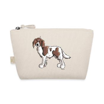 Knuffiger Münsterländer - Bio-Täschchen - Natur - Vorne