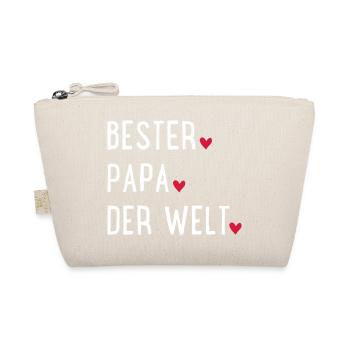 Bester Papa der Welt - Bio-Täschchen - Natur - Vorne