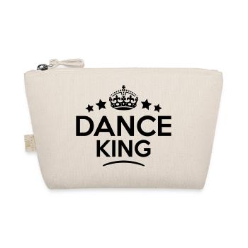 dance king keep calm style crown stars - Organic Pouch - nature - Front