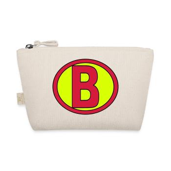 Super, Superheld, Superheldin, Hero, B - Organic Pouch - nature - Front