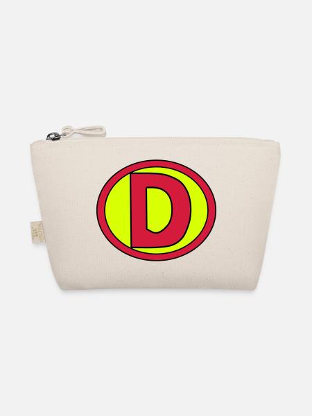 Super, Superheld, Superheldin, Hero, D - Organic Pouch - nature - Front