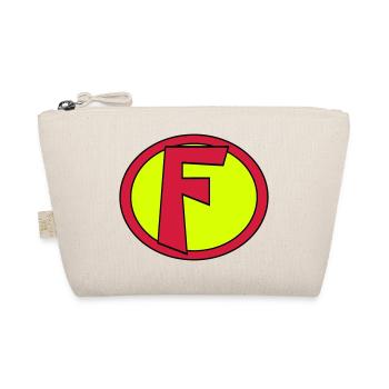 Super, Superheld, Superheldin, Hero, F - Organic Pouch - nature - Front