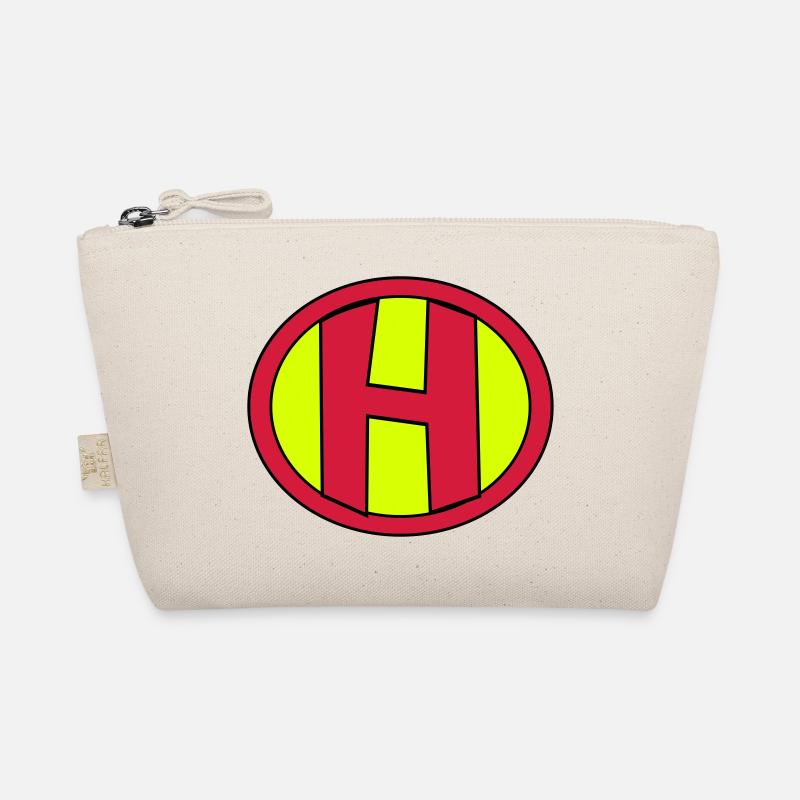 Super, Superheld, Superheldin, Hero, H - Bio-Täschchen - Natur