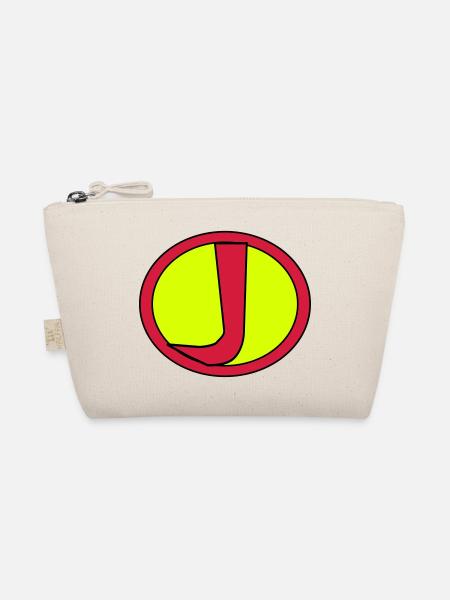 Super, Superheld, Superheldin, Hero, J - Organic Pouch - nature - Front