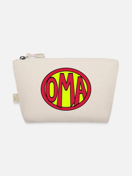 Super, Superheld, Superheldin, Hero, Oma - Organic Pouch - nature - Front