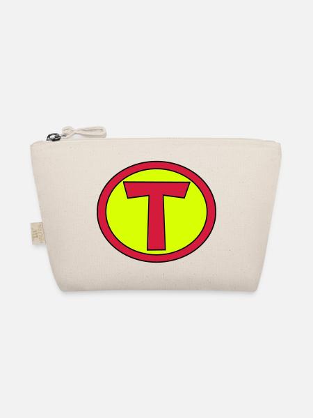 Super, Superheld, Superheldin, Hero, T - Organic Pouch - nature - Front