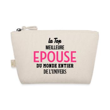 Epouse Femme Couple Saint Valentin Amour Love - Trousse biologique - nature - Devant