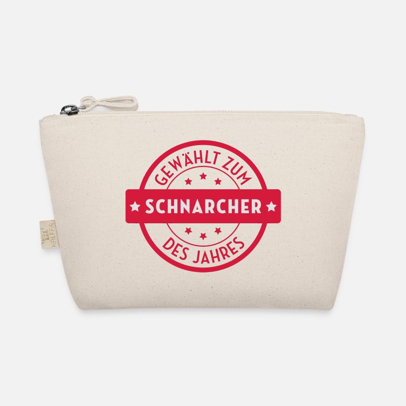 Schnarcher Schnarcherin Schnarchen Schlaf Humor Bio-Täschchen