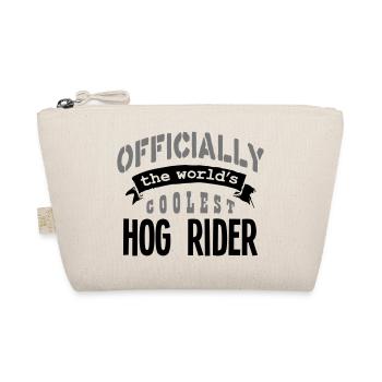 hog rider officially the worlds coolest - Organic Pouch - nature - Front