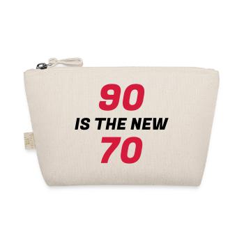 90 - Birthday - Anniversaire - Geburtstag - Humor - Organic Pouch - nature - Front
