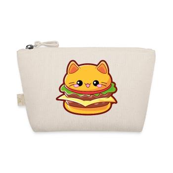Burger Cat moodrush - Organic Pouch - nature - Front