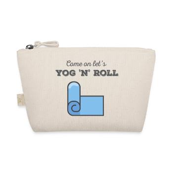 Cool Shirt let's Yog 'n' Roll Yoga Shirt - Bio-Täschchen - Natur - Vorne