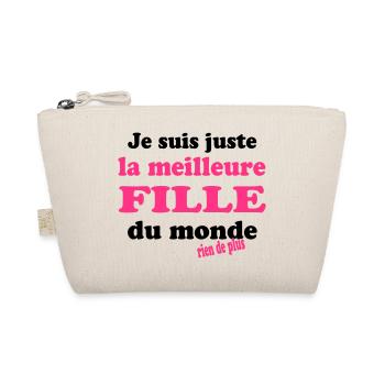 Je suis juste la meilleure fille du monde - Bio-Täschchen - Natur - Vorne