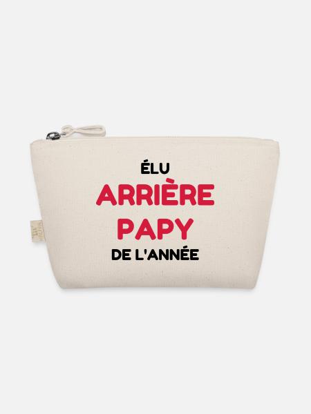 Arrière Papy / Grand Père / Bébé / Naissance - Trousse biologique - nature - Devant