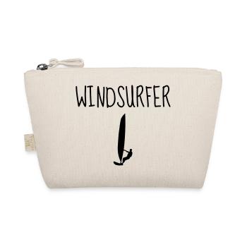 Windsurfing Windsurfen Sport Sportler Spieler - Bio-Täschchen - Natur - Vorne