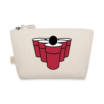 Beerpong - Bio-Täschchen - Natur - Vorne