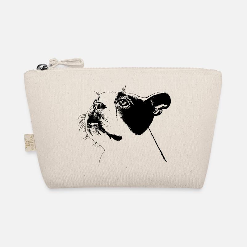 Boston Terrier - Bio-Täschchen - Natur