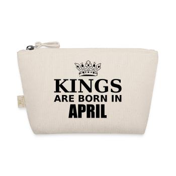 kings are born in april - Organic Pouch - nature - Front