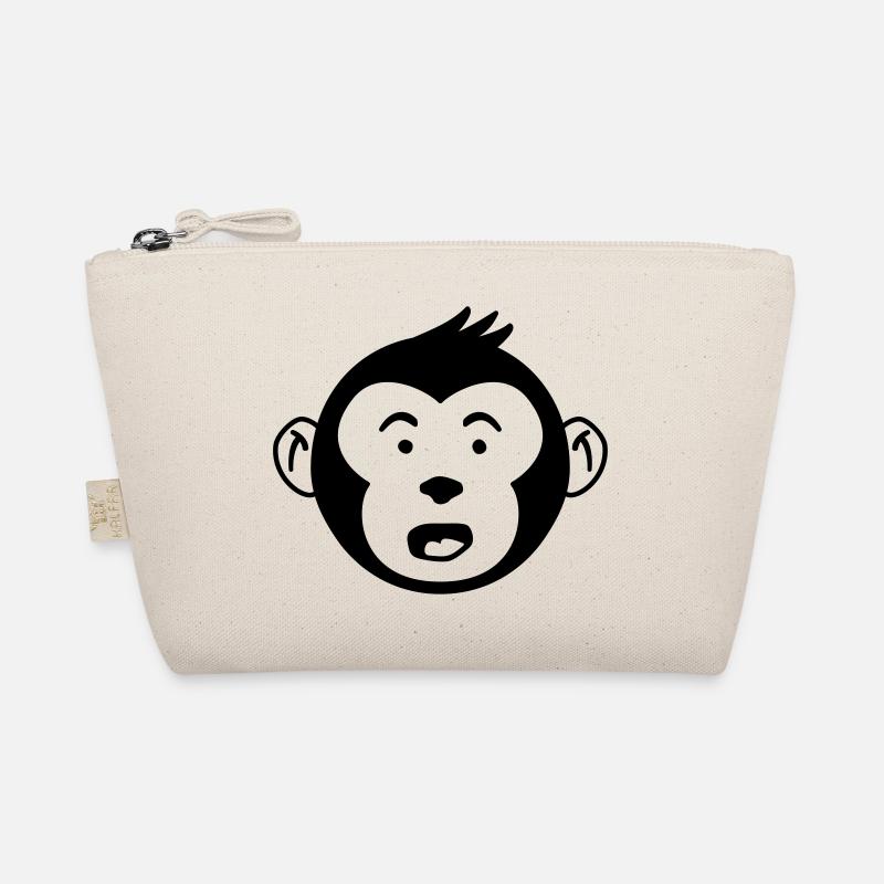 Tête de singe mignonne - Conception de singe drôle Trousse biologique