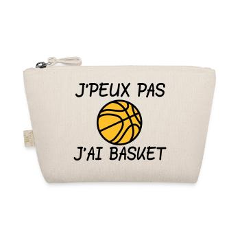 J'peux pas j'ai basket - Trousse biologique - nature - Devant