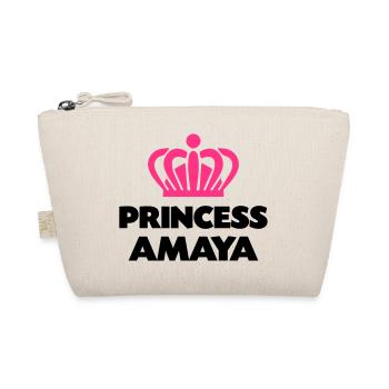 Princess amaya name thing crown - Organic Pouch - nature - Front