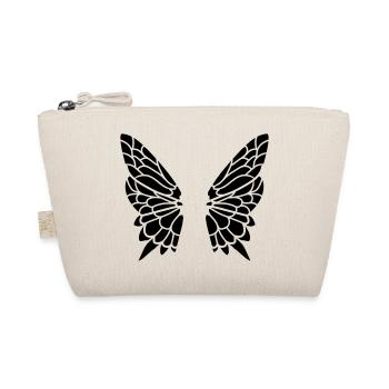 Fluegel vom Schmetterling - Bio-Täschchen - Natur - Vorne