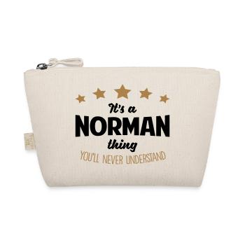 It's a norman name thing stars never unde - Organic Pouch - nature - Front