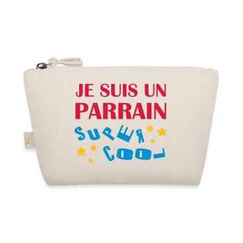 Parrain Oncle Tonton Bébé Naissance Famille Baby - Organic Pouch - nature - Front