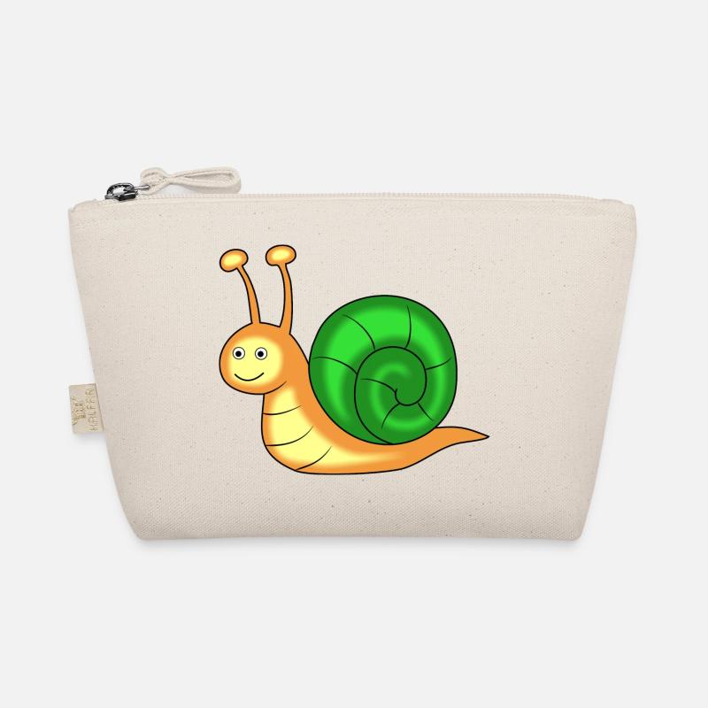 schnecke tier lustig Bio-Täschchen