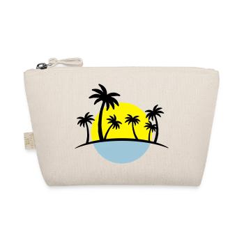 island sun palm - Bio-Täschchen - Natur - Vorne