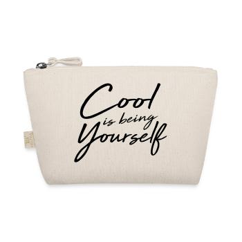Cool Is Being Yourself - Organic Pouch - nature - Front