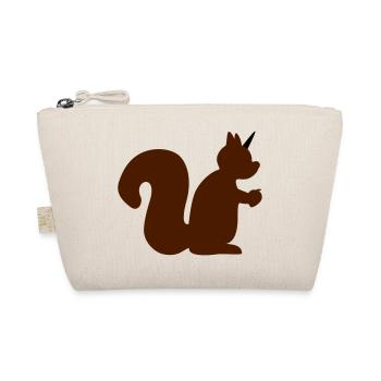 Unicorn squirrel - Organic Pouch - nature - Front