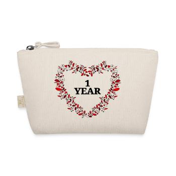 1er anniversaire, anniversaire ou anniversaire - Trousse biologique - nature - Devant